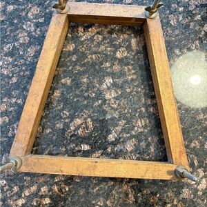 Rustic Wooden Frame Home Accent